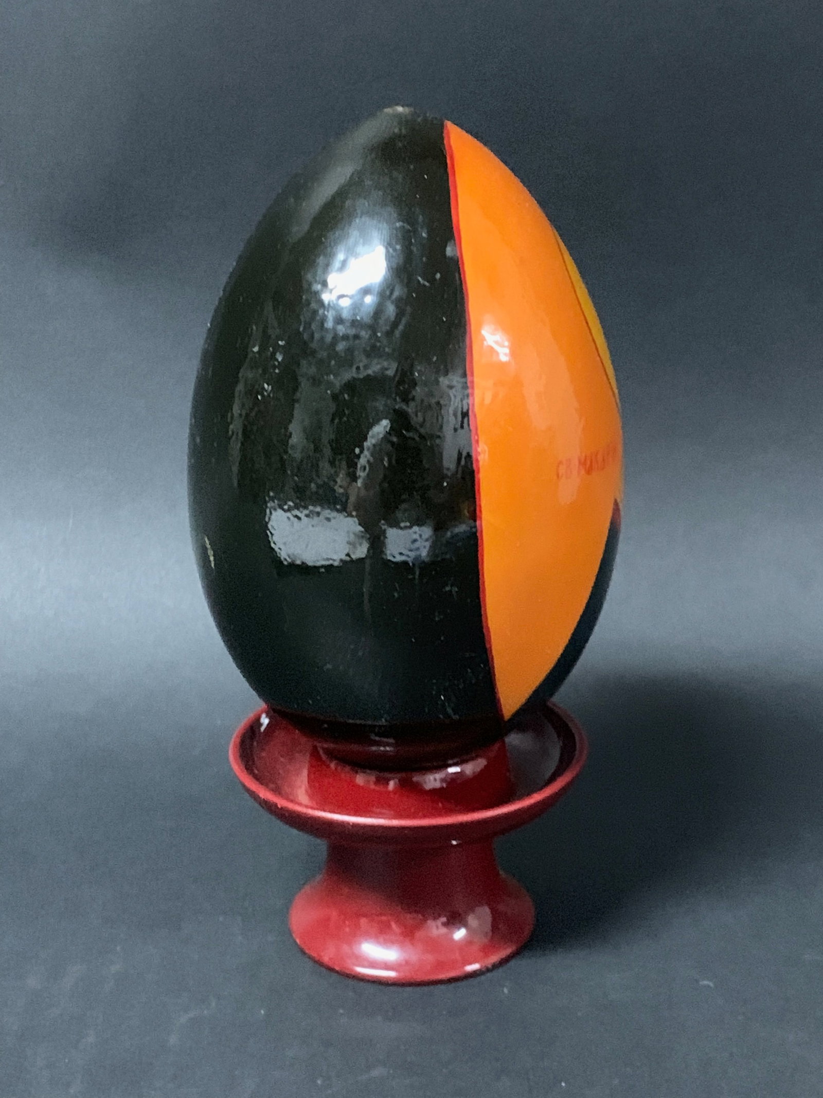 Vintage Hand Painted Russian Matryoshka Easter Egg - 5