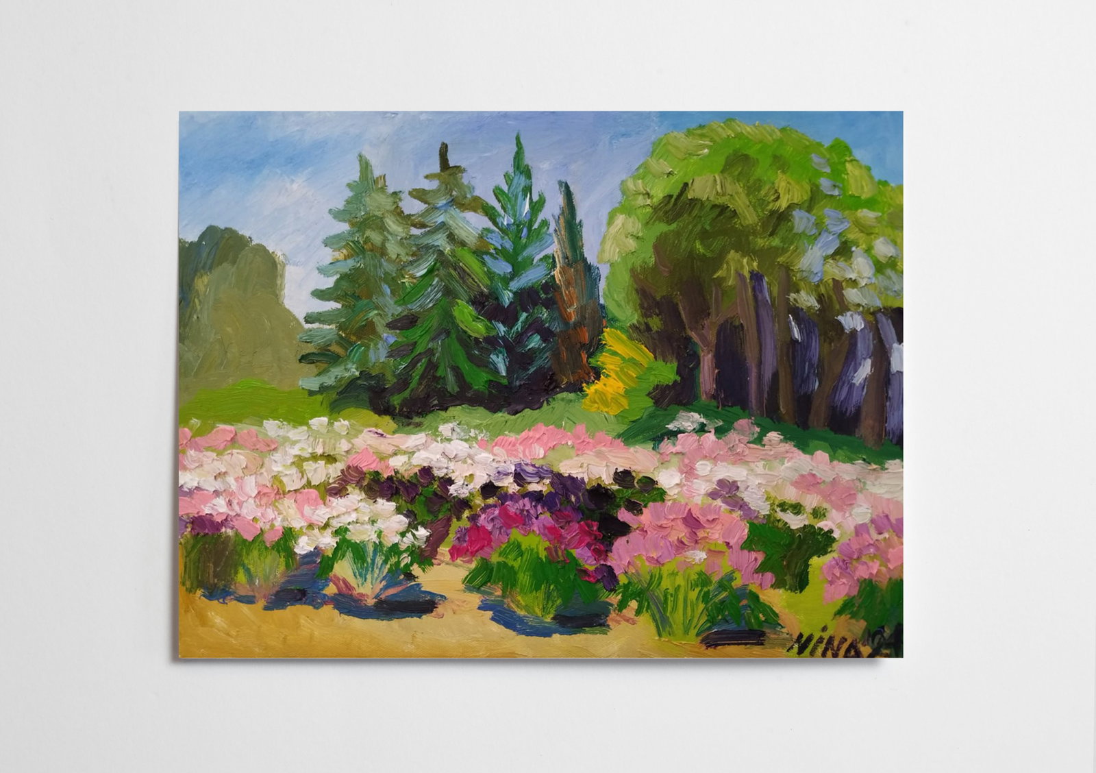 Oil painting Peonies Nina L - 10