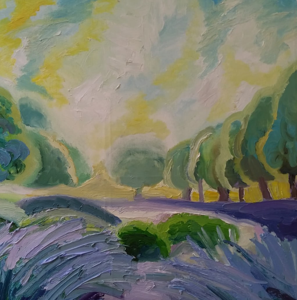 Oil painting Botanical garden Nina L - 3