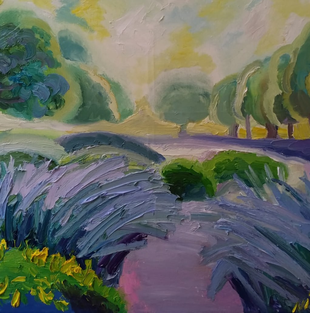 Oil painting Botanical garden Nina L - 8