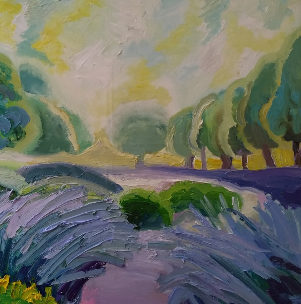 Oil painting Botanical garden Nina L - 9