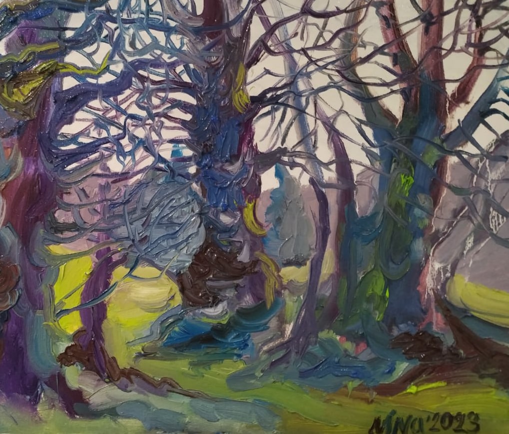 Oil painting Oaks Nina L - 9