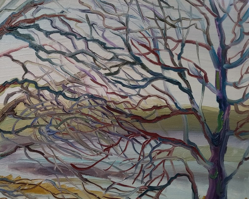 Oil painting Under the trees Nina L - 8