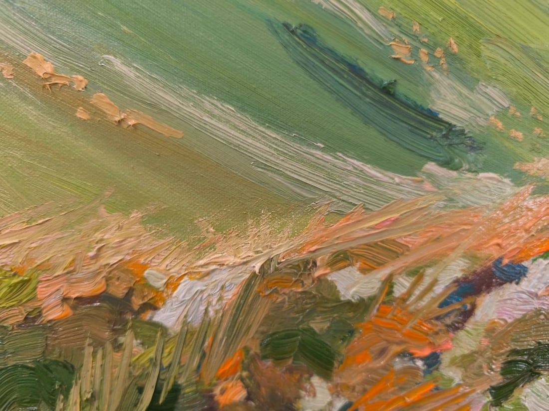 Landscape Oil painting Mountain Nina L - 3