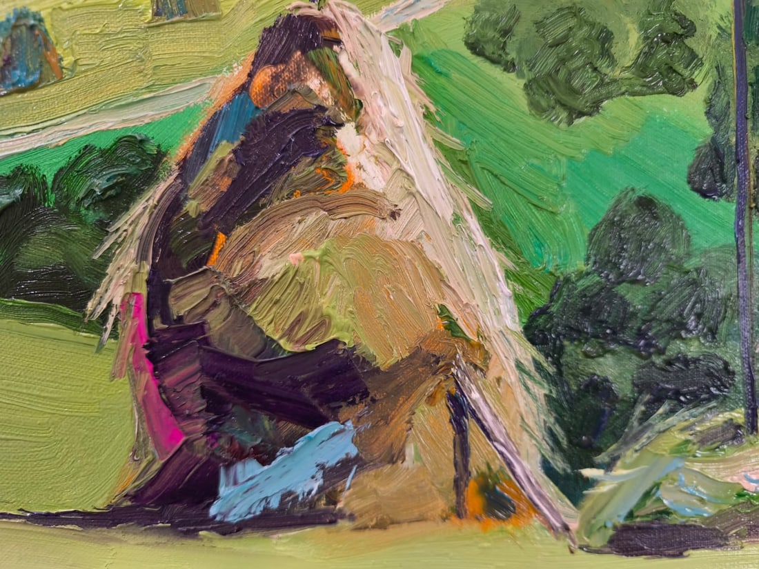 Landscape Oil painting Rural Nina L - 4