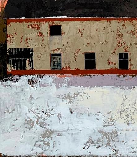 Oil painting Farm Ukrainian painter - 11