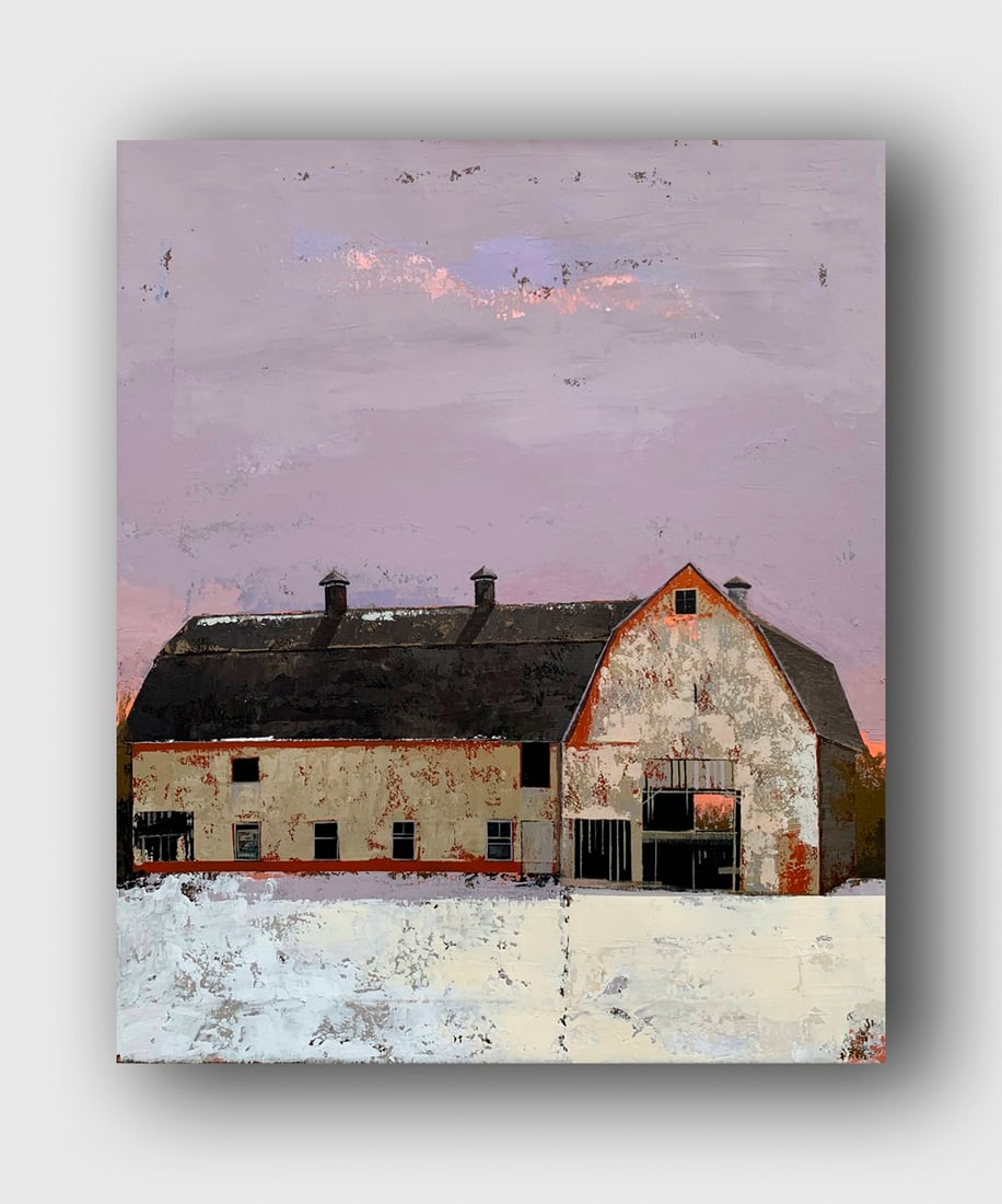 Oil painting Farm Ukrainian painter - 2