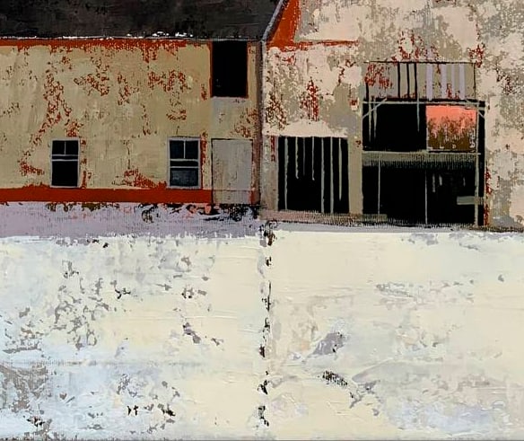 Oil painting Farm Ukrainian painter - 4