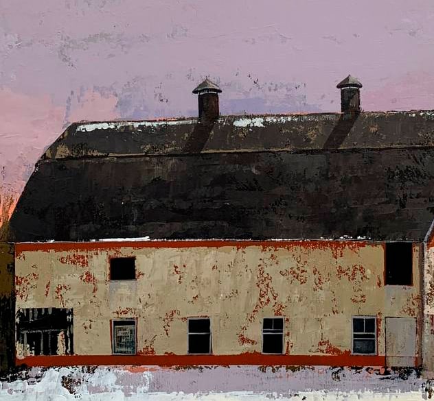 Oil painting Farm Ukrainian painter - 8