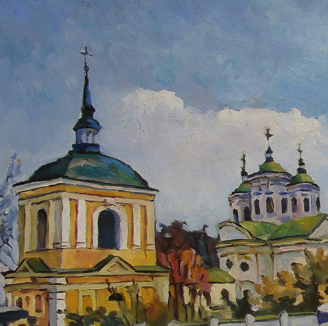 Oil painting Borichev Tok, Podol, Kyiv Valerii B - 5