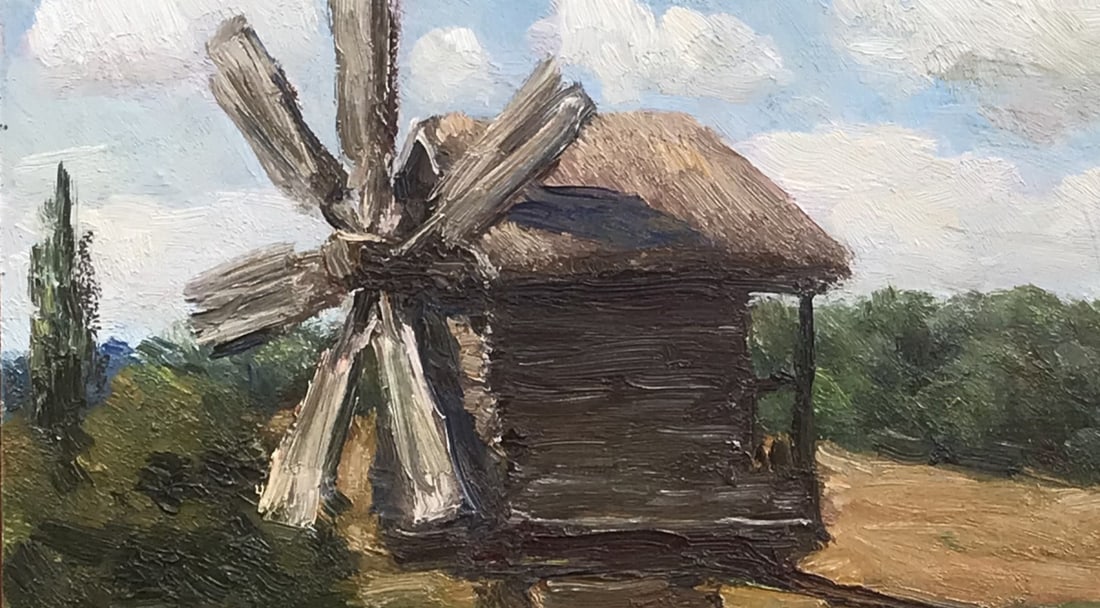 Oil painting In Pyrogovo Leonid Kuzmenko - 5