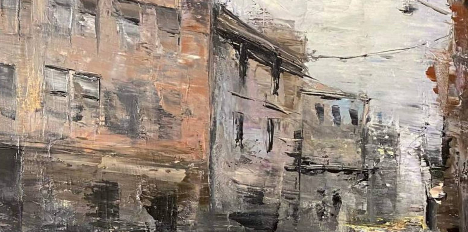 Oil painting Morning street in Kharkov Igor Kutsenko - 2