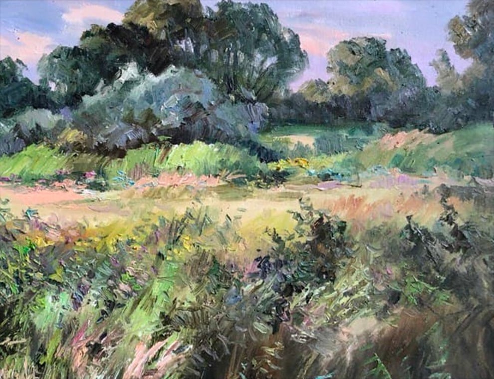 Oil painting River Vyacheslav Petrovich Babac - 6