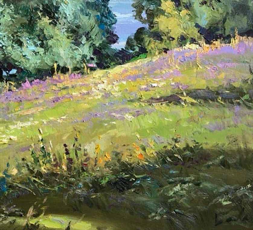 Oil painting Big lake Vyacheslav Petrovich Babac - 6