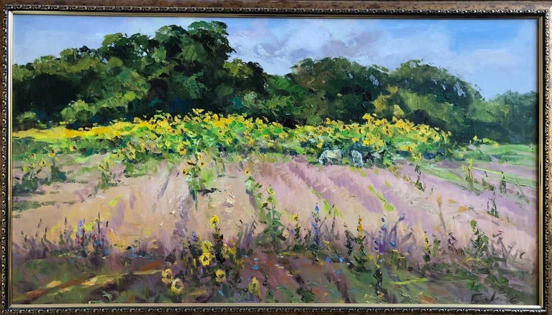 Oil painting Kaleyard Vyacheslav Petrovich Babac - 2
