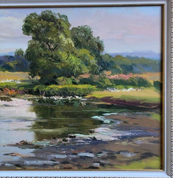Oil painting Summer Vyacheslav Petrovich Babac - 4
