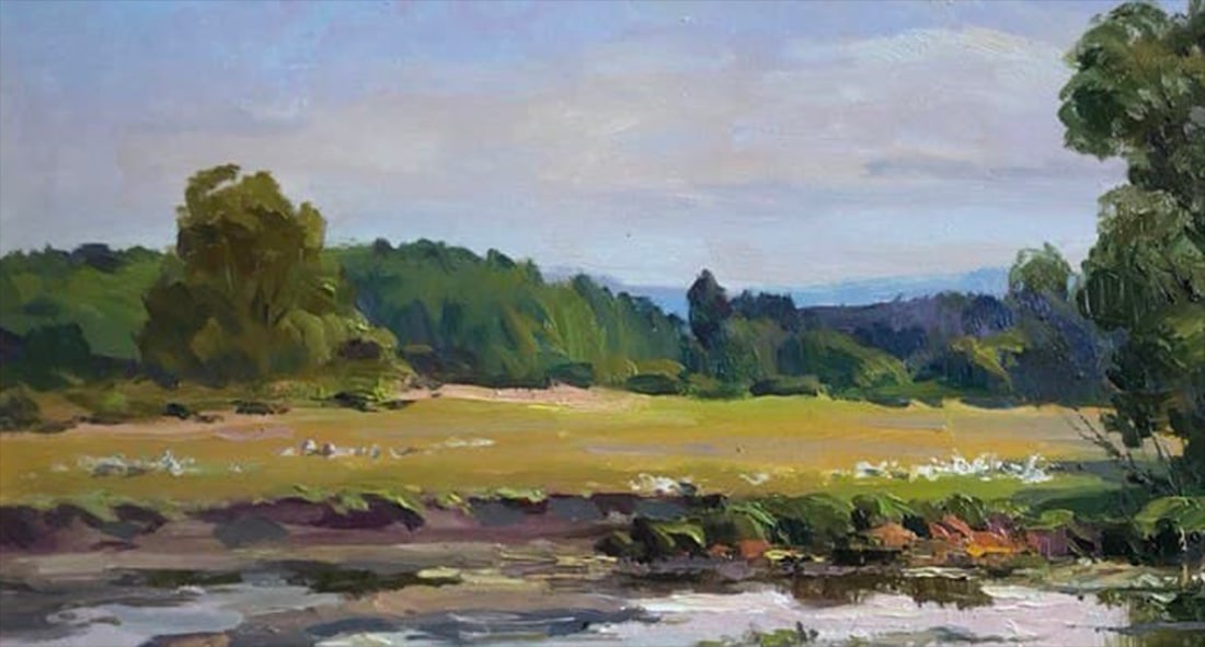 Oil painting Summer Vyacheslav Petrovich Babac - 5
