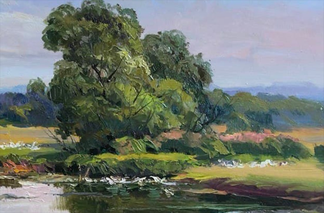 Oil painting Summer Vyacheslav Petrovich Babac - 6