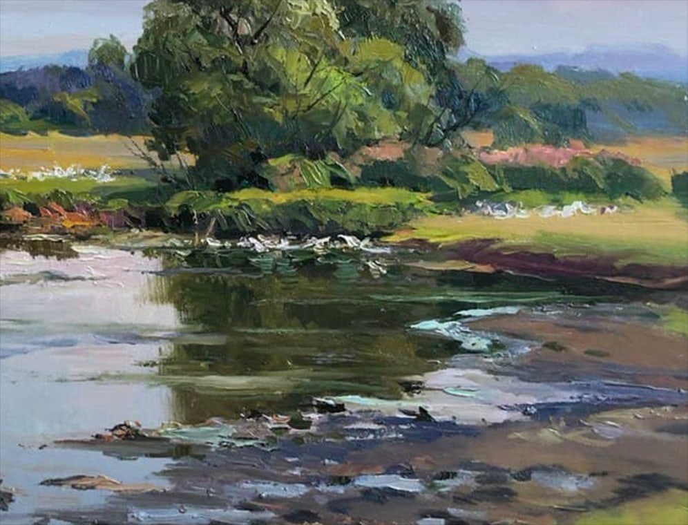 Oil painting Summer Vyacheslav Petrovich Babac - 7