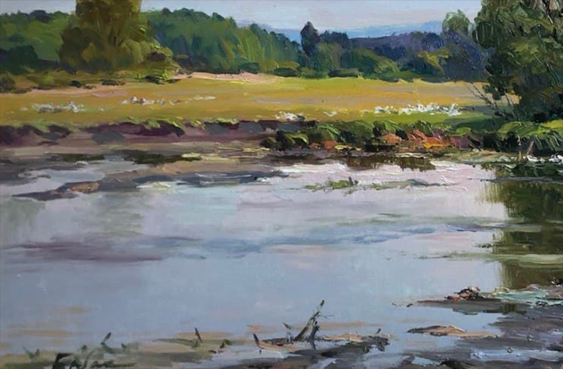Oil painting Summer Vyacheslav Petrovich Babac - 8