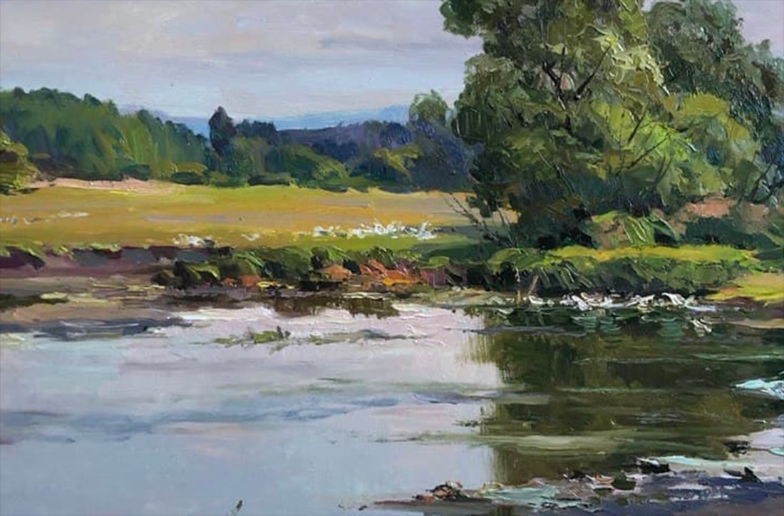 Oil painting Summer Vyacheslav Petrovich Babac - 9
