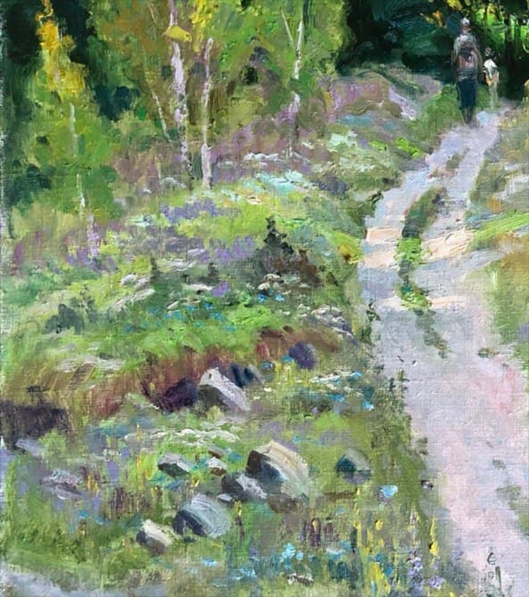 Oil painting Morning Vyacheslav Petrovich Babac - 6