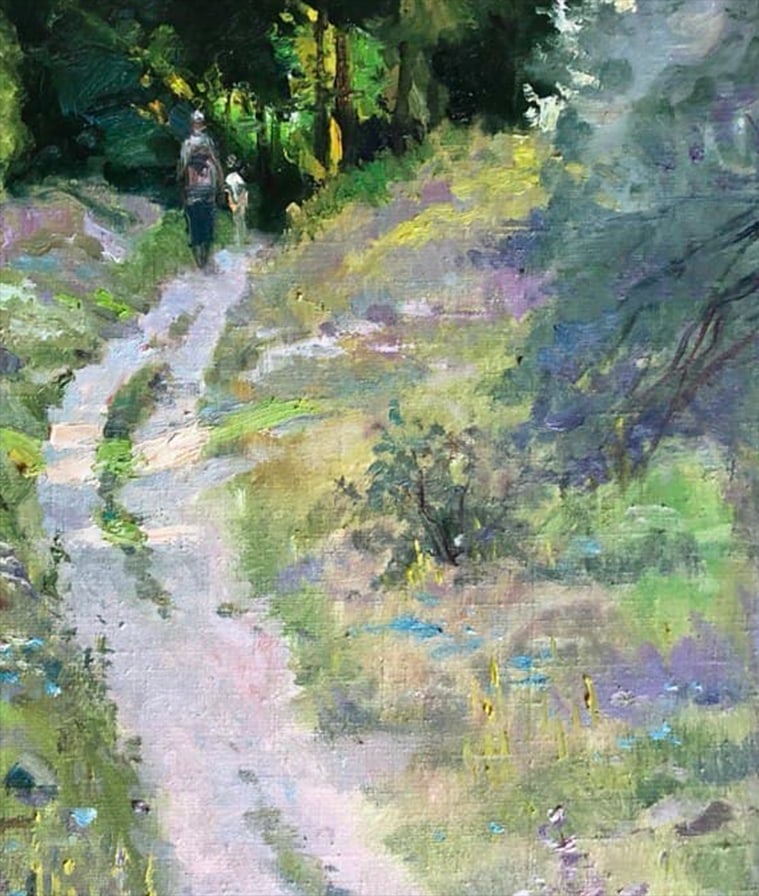 Oil painting Morning Vyacheslav Petrovich Babac - 7