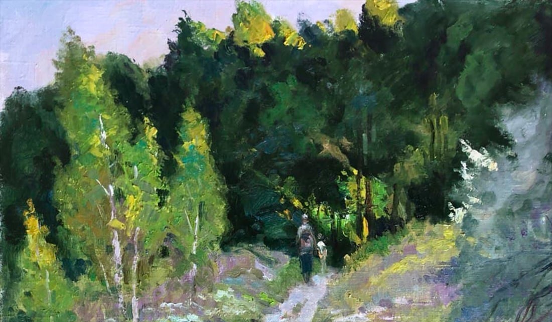 Oil painting Morning Vyacheslav Petrovich Babac - 8