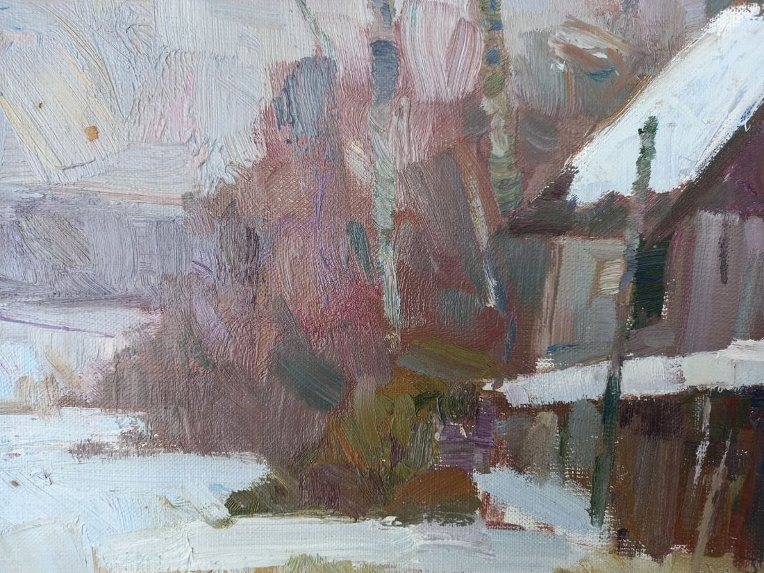 Oil painting Rural company Alex Ditriev - 5