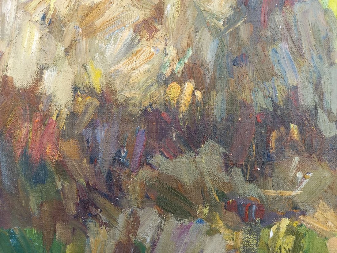 Oil painting Rural yard Alex Ditriev - 7