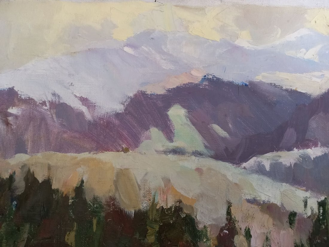 Oil painting Fairytale mountains Alex Ditriev - 3