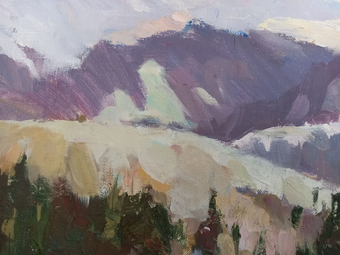 Oil painting Fairytale mountains Alex Ditriev - 5