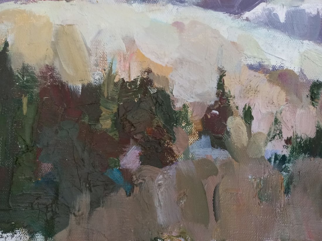Oil painting Fairytale mountains Alex Ditriev - 6