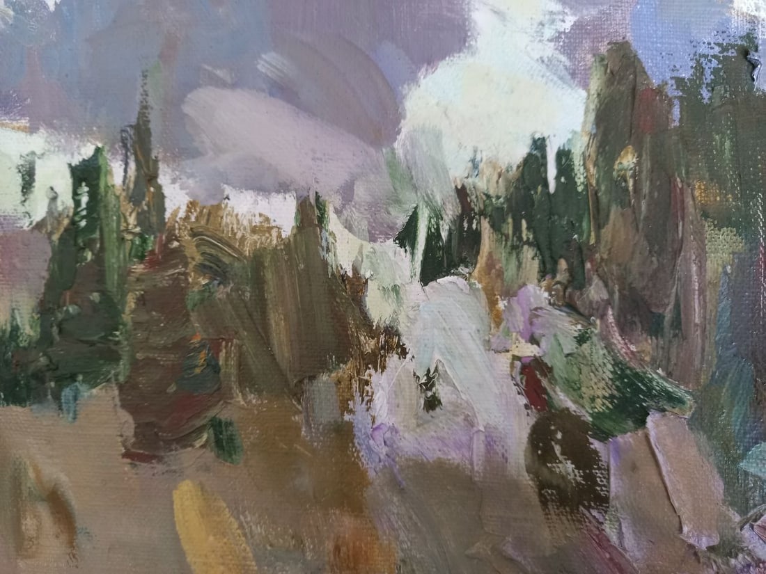 Oil painting Fairytale mountains Alex Ditriev - 7