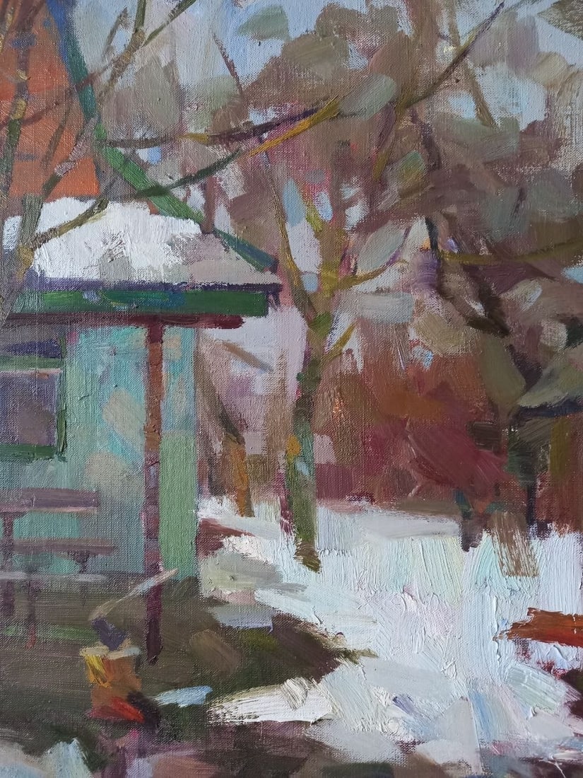 Oil painting March is coming Alex Ditriev - 4