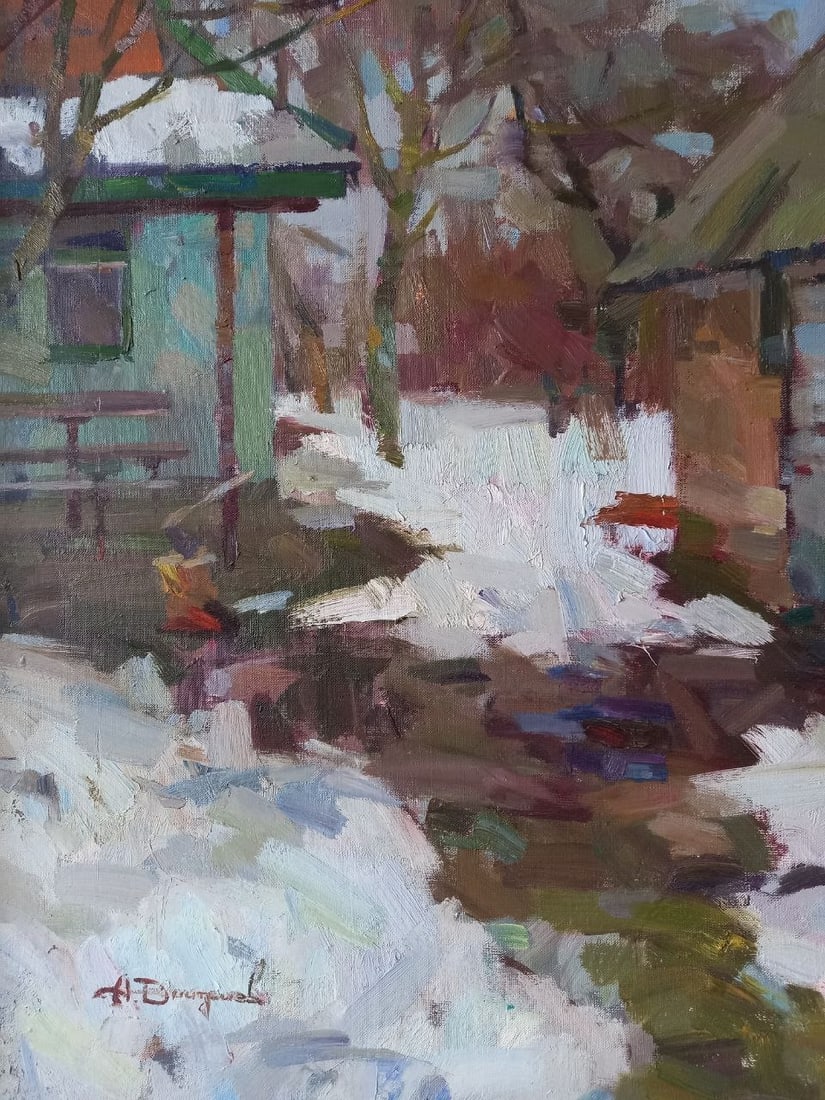 Oil painting March is coming Alex Ditriev - 5
