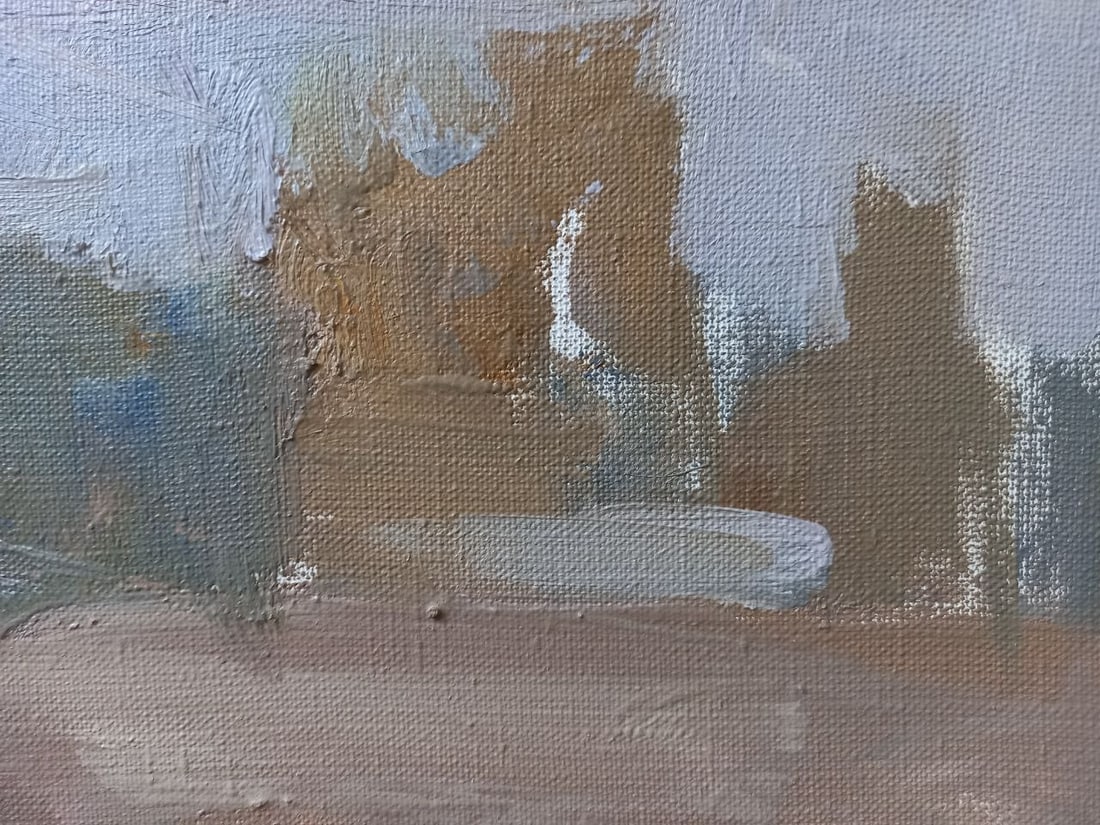 Oil painting Cloudy morning Alex Ditriev - 3