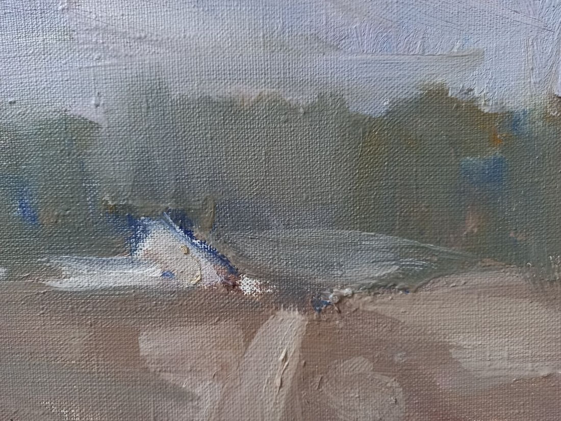 Oil painting Cloudy morning Alex Ditriev - 4