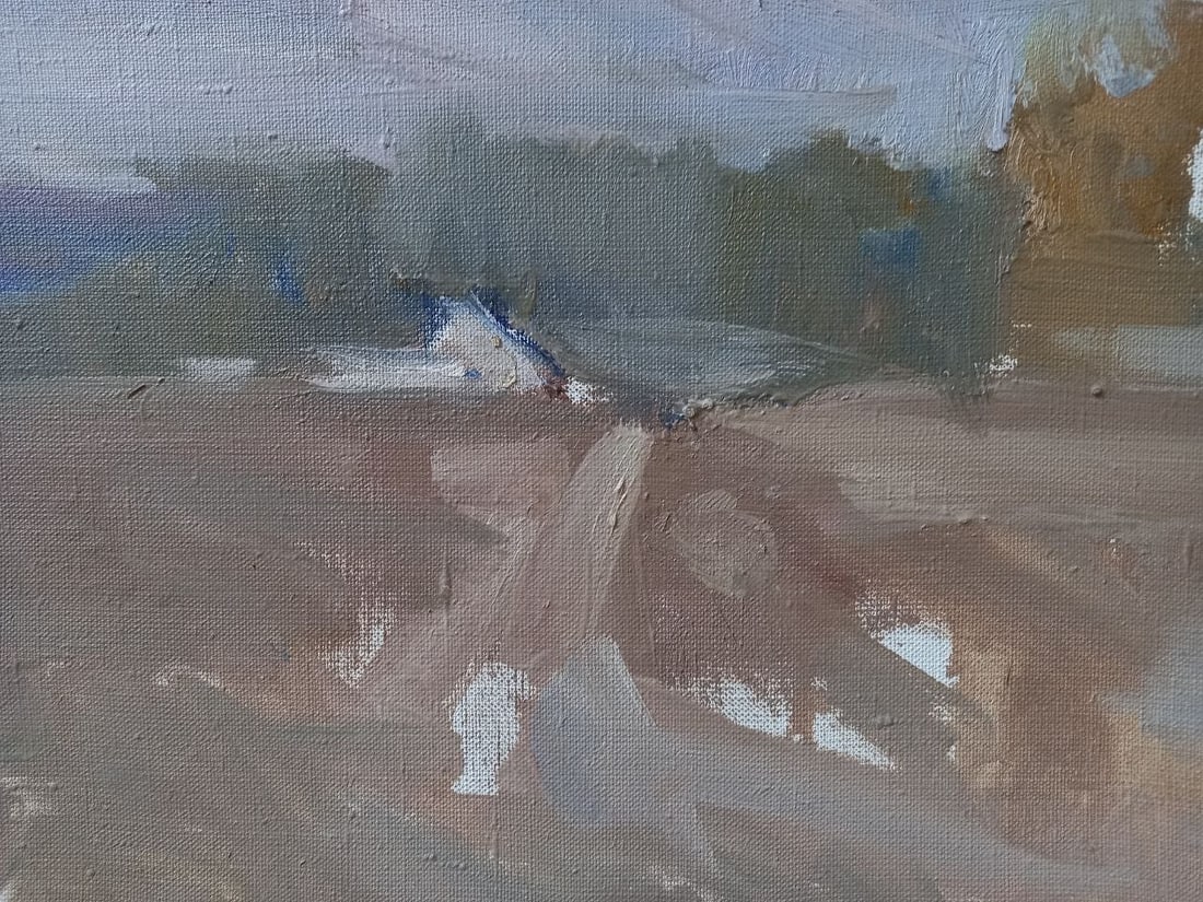 Oil painting Cloudy morning Alex Ditriev - 7