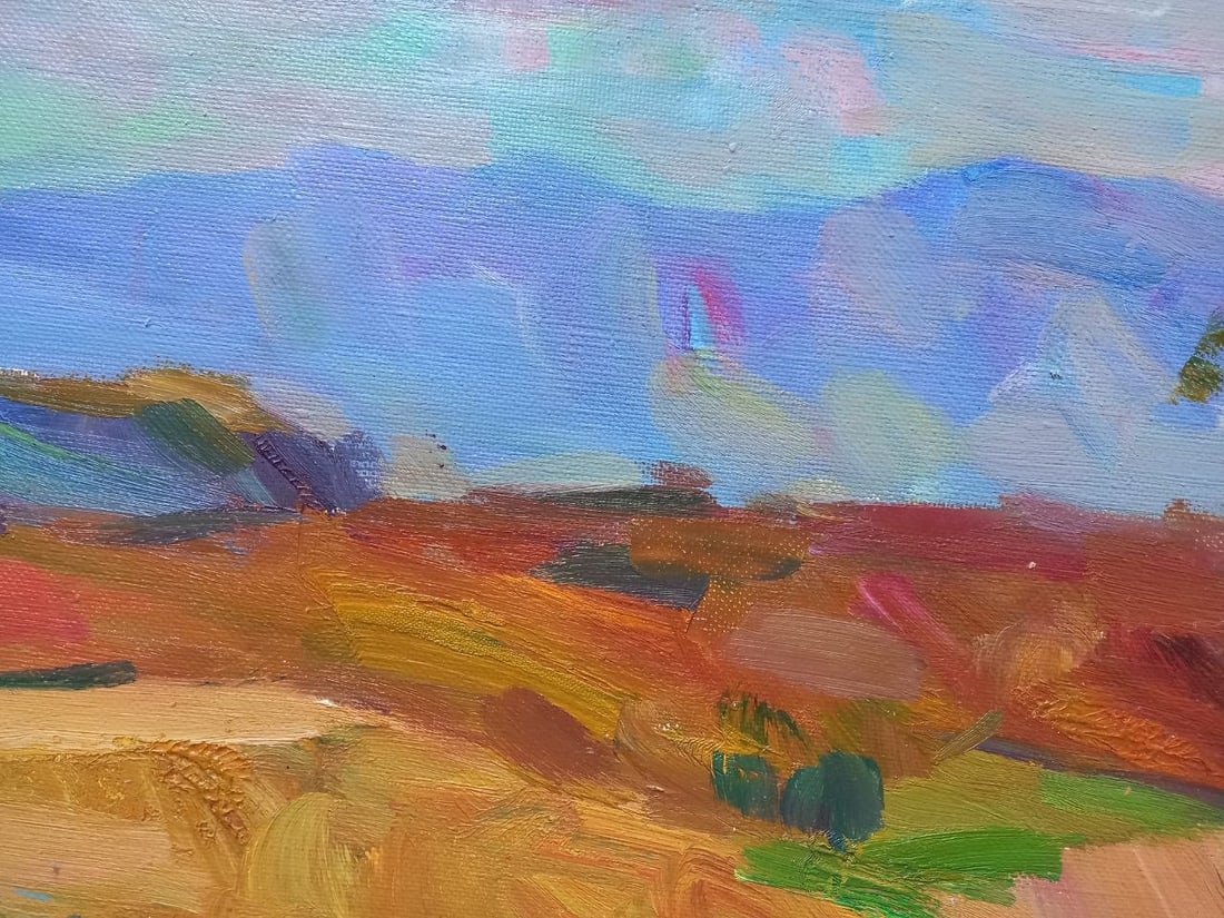 Oil painting Sunset in the Carpathians Alex Ditriev - 2