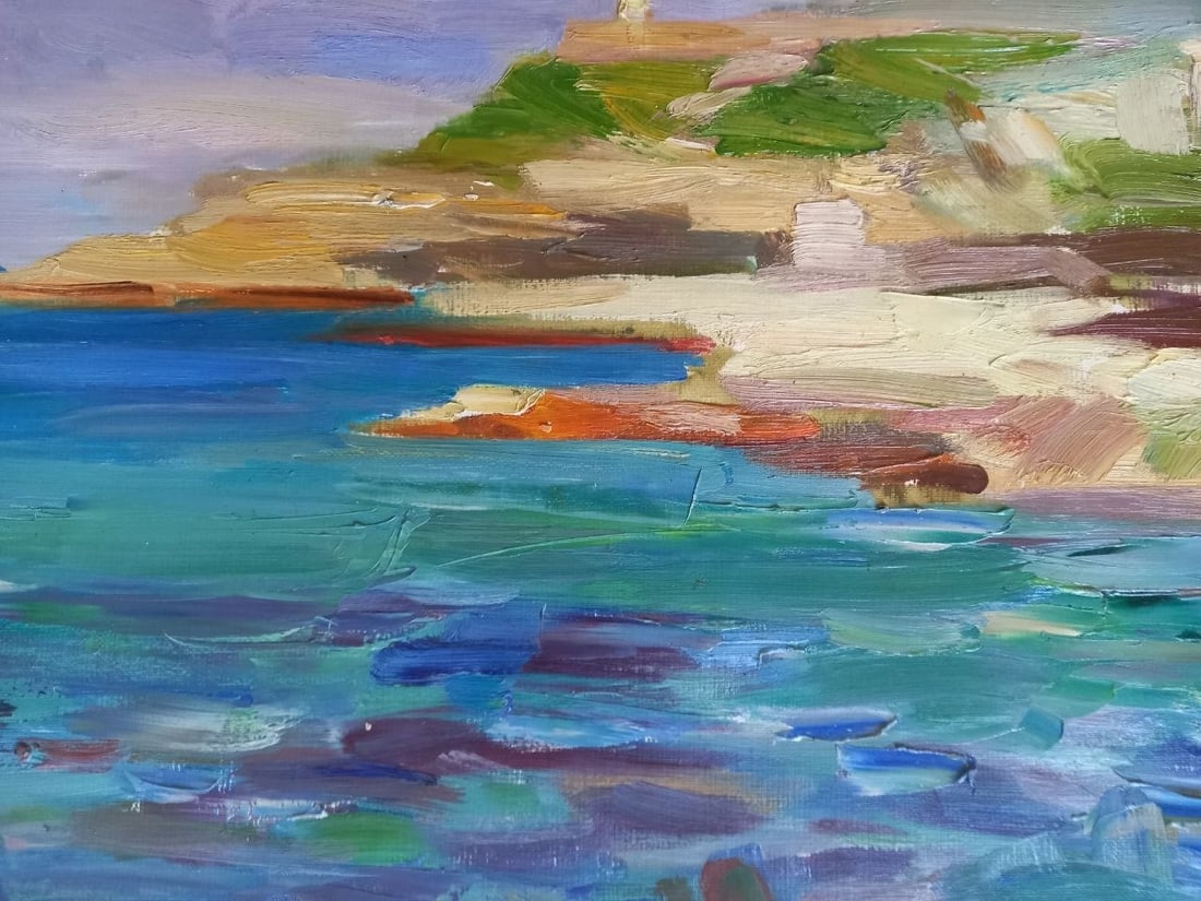 Oil painting Coast of Chersonesus Alex Ditriev - 2