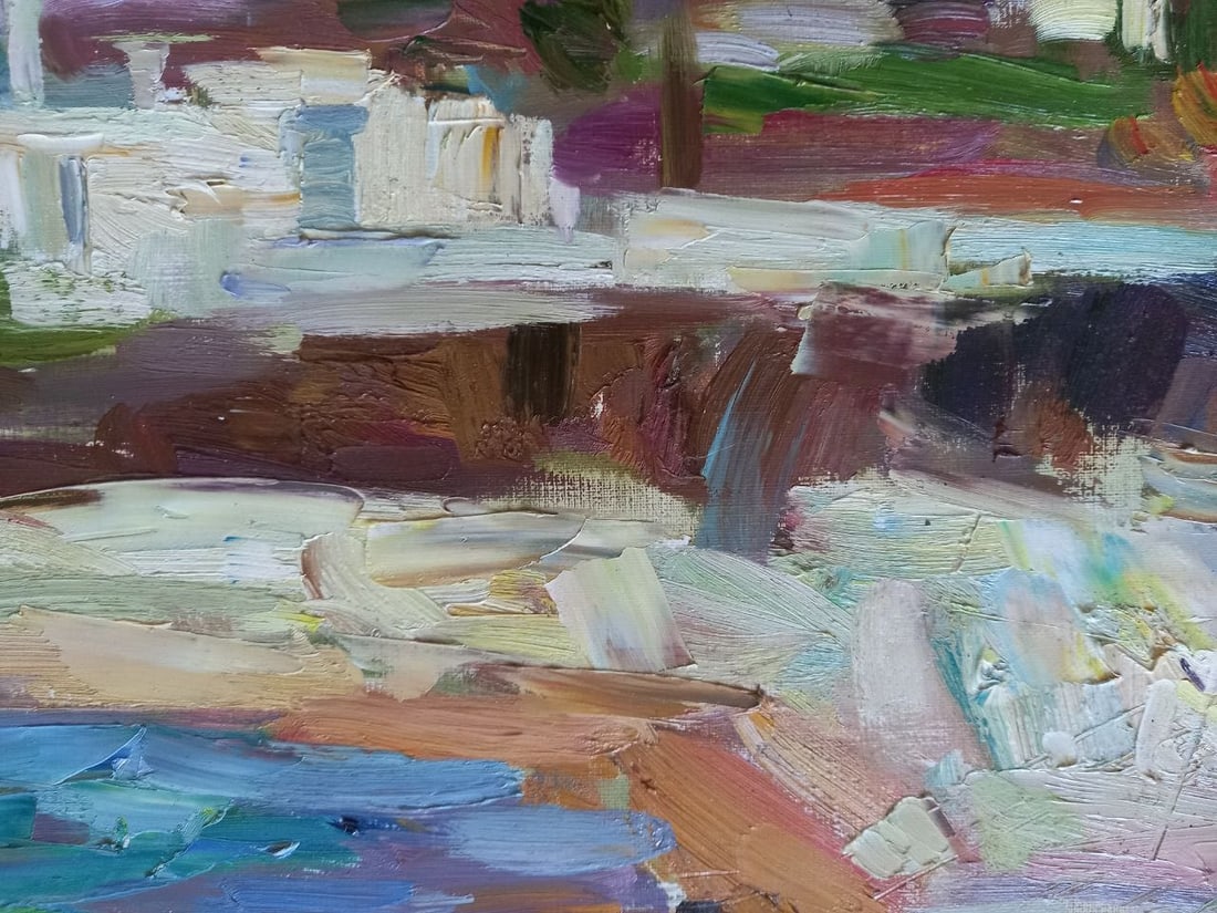Oil painting Coast of Chersonesus Alex Ditriev - 3