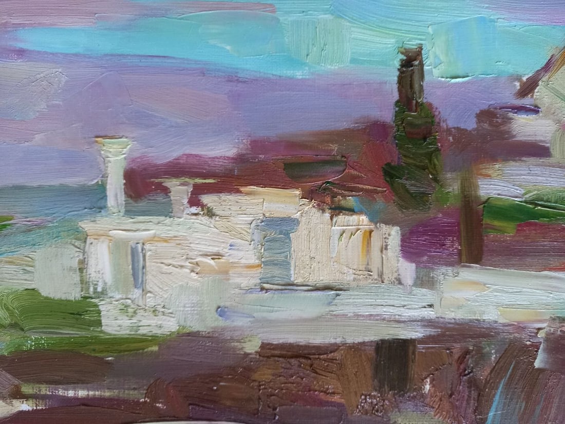 Oil painting Coast of Chersonesus Alex Ditriev - 5
