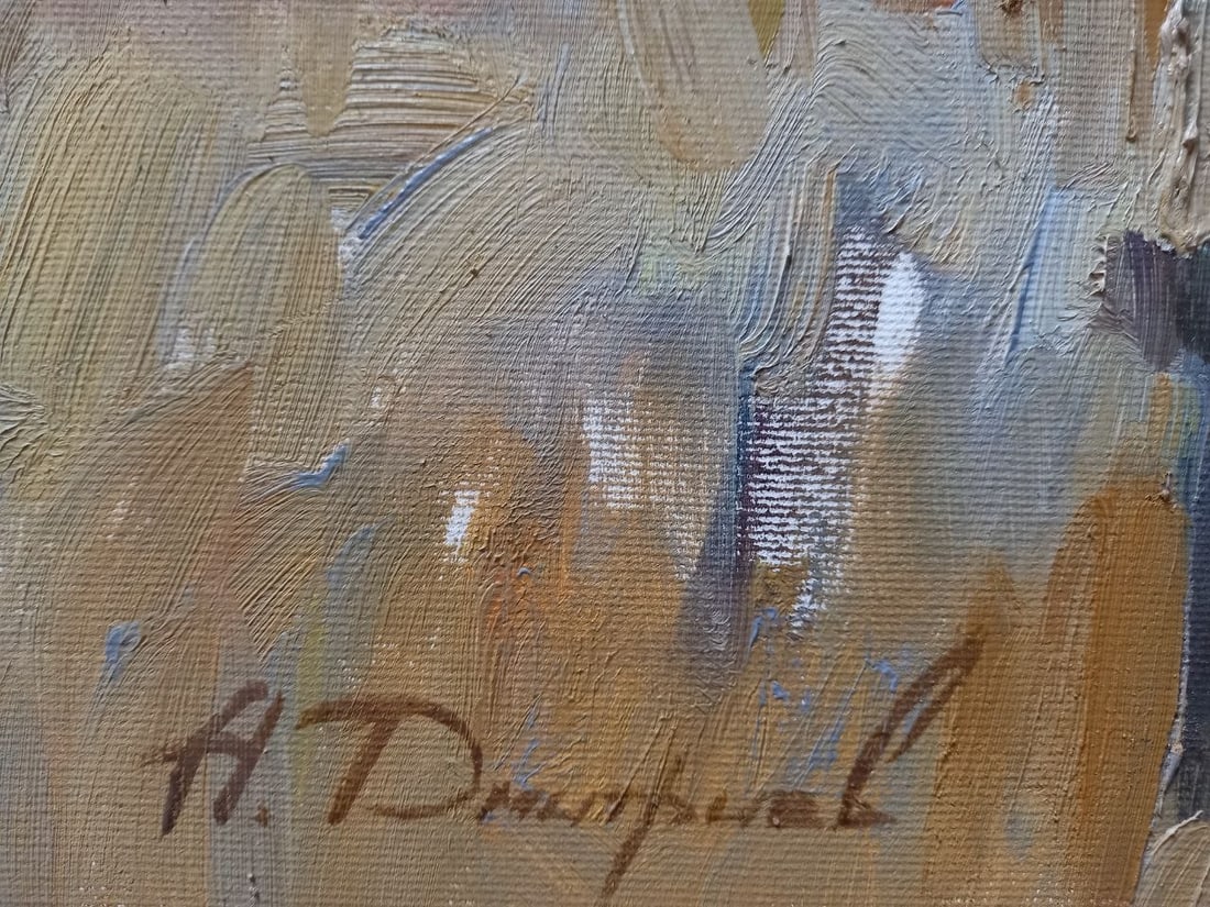 Oil painting Cloudy day Alex Ditriev - 4
