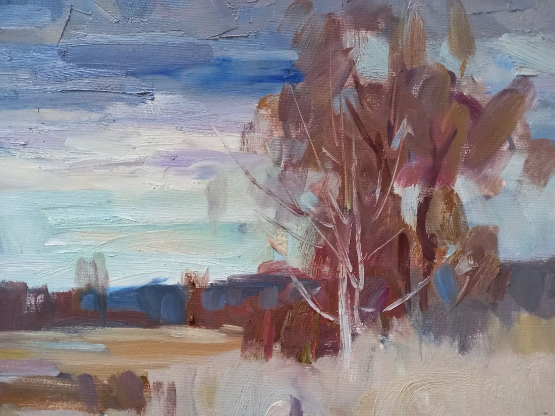 Oil painting Cloudy day Alex Ditriev - 6