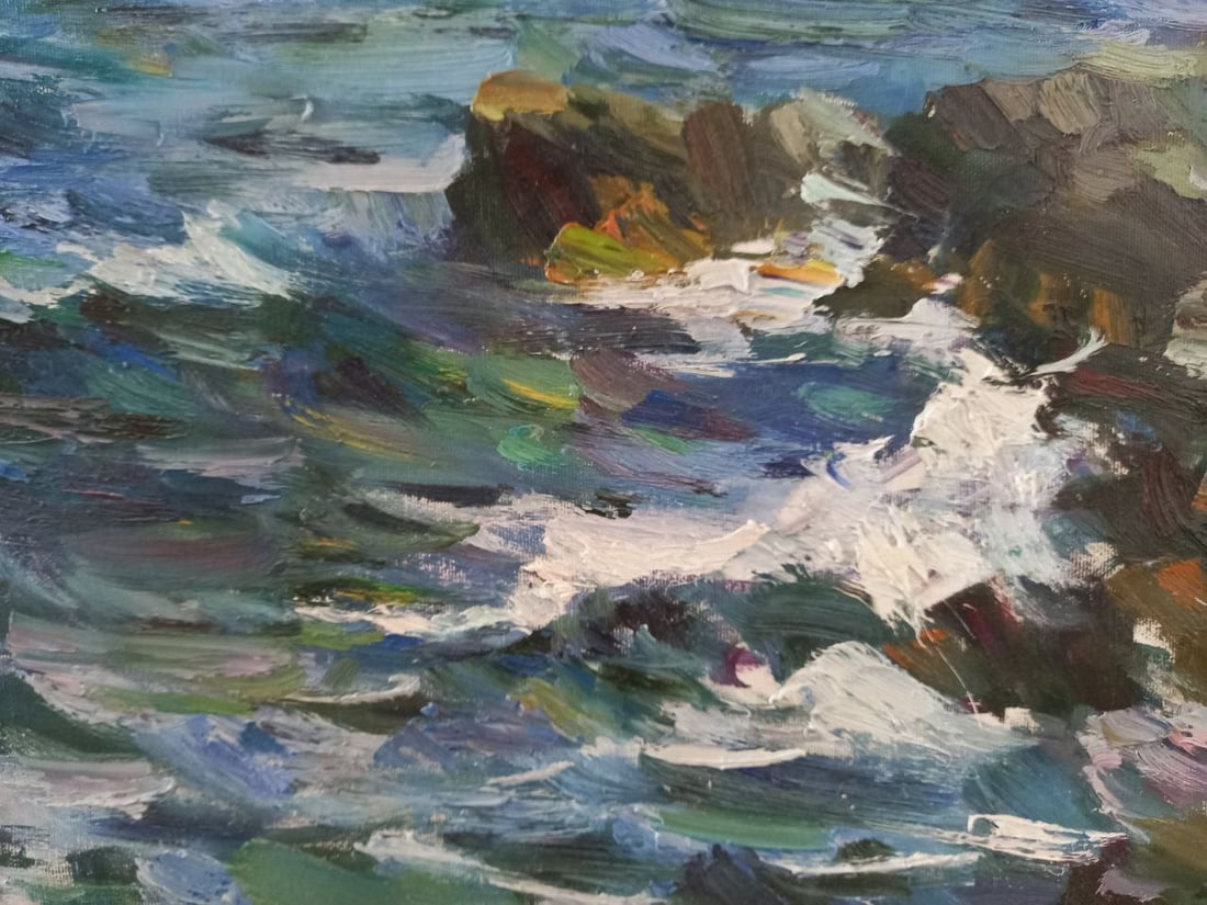 Oil painting Surf Alex Ditriev - 7