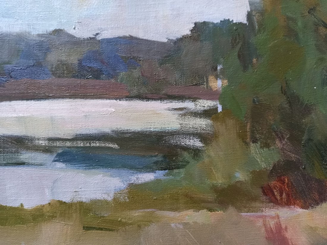 Oil painting Summer clouds Alex Ditriev - 3