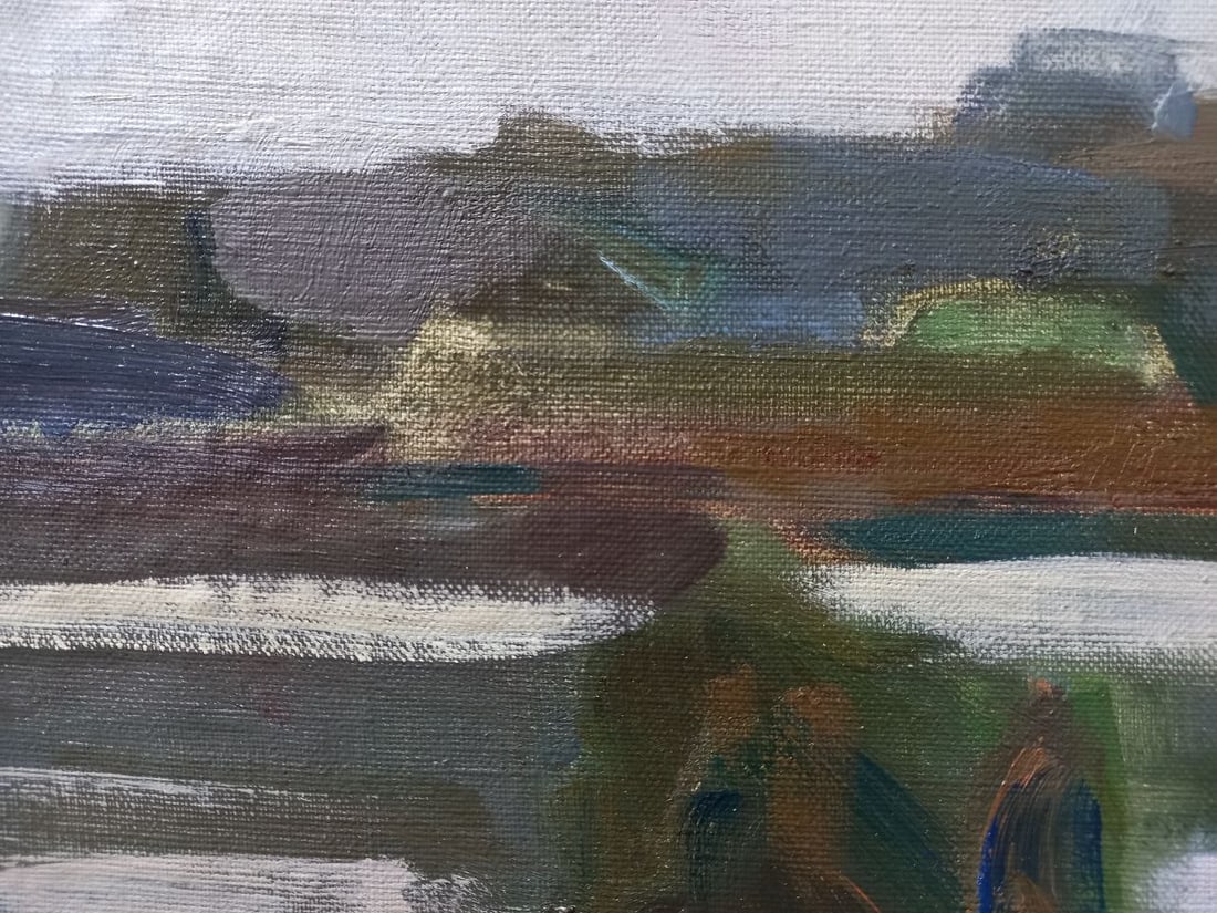 Oil painting Summer clouds Alex Ditriev - 4
