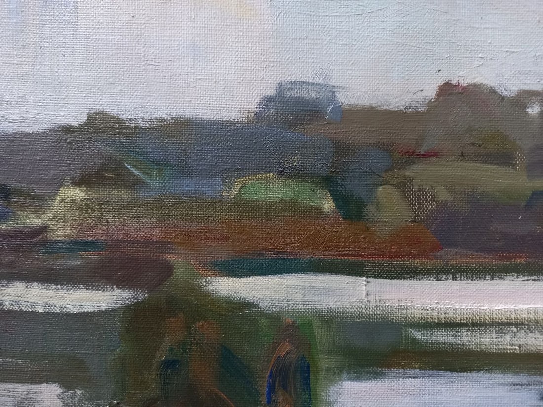 Oil painting Summer clouds Alex Ditriev - 5