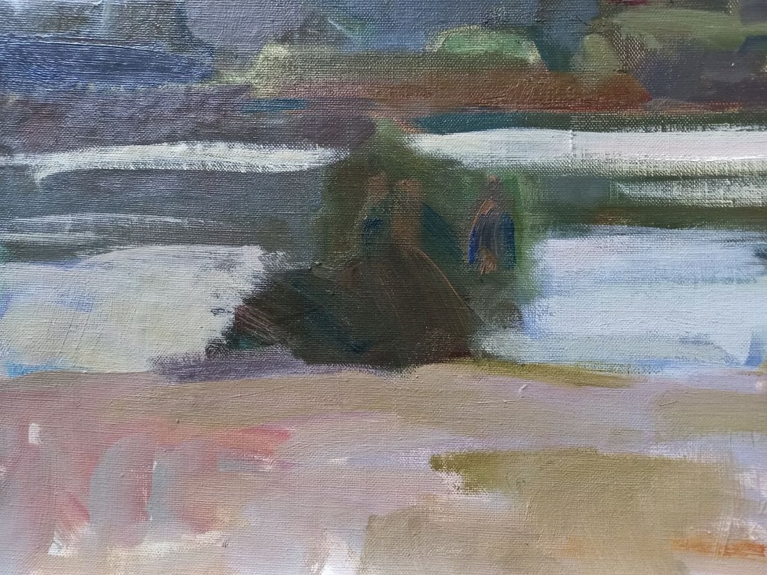 Oil painting Summer clouds Alex Ditriev - 6